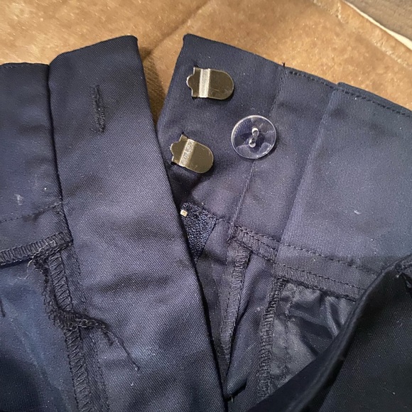 High waisted pleated shorts Navy blue size 34 - Picture 4 of 6